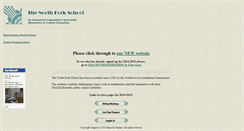 Desktop Screenshot of northforkschool.net