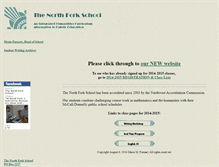 Tablet Screenshot of northforkschool.net